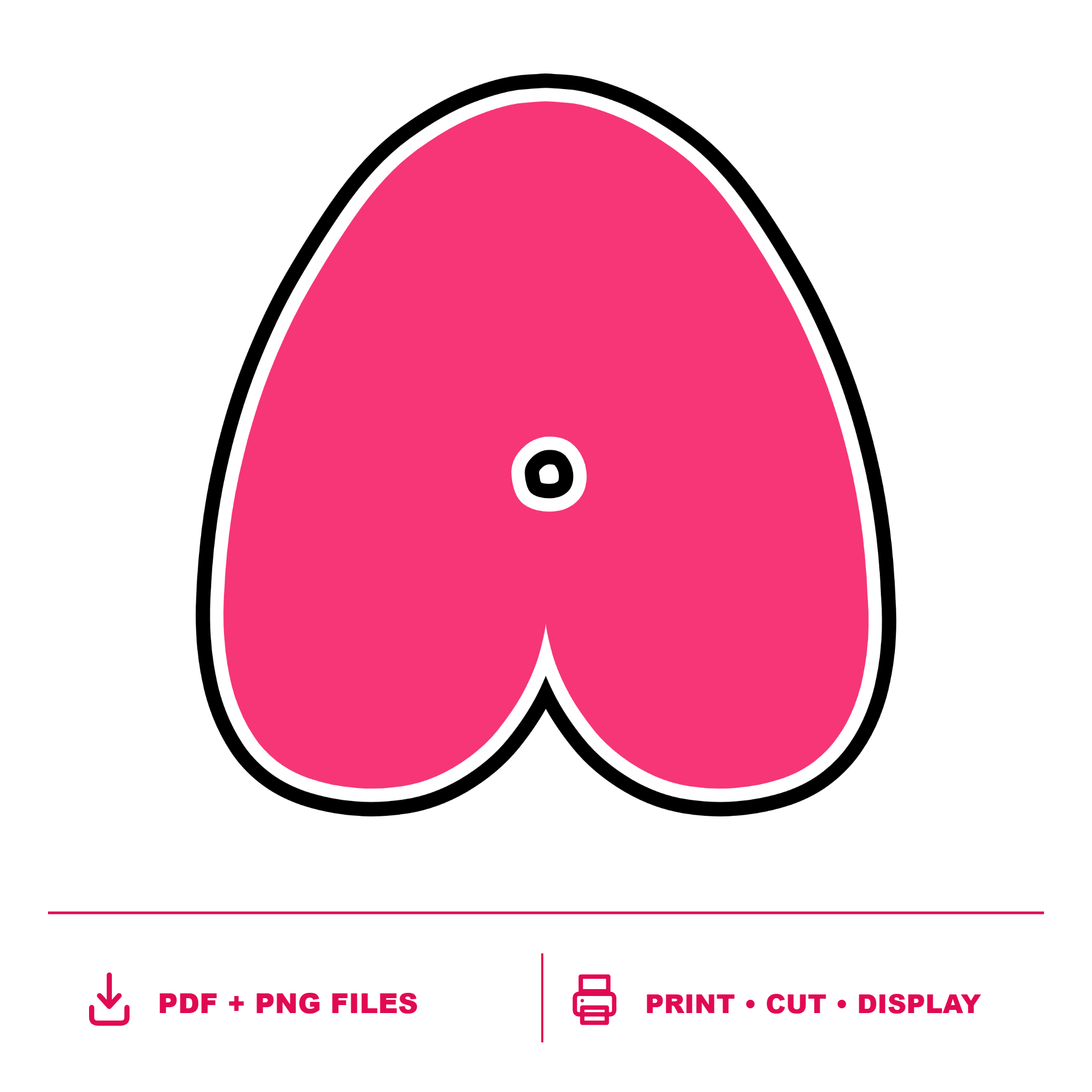 Pink Display Lettering Pack - Set 02 - Uppercase A-Z