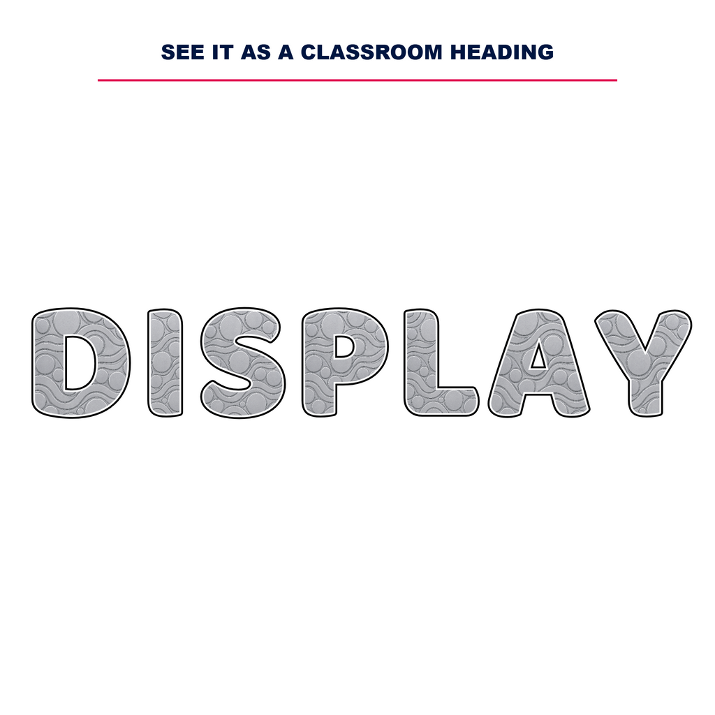 Metal Display Lettering Pack - Set 01 - Uppercase A-Z