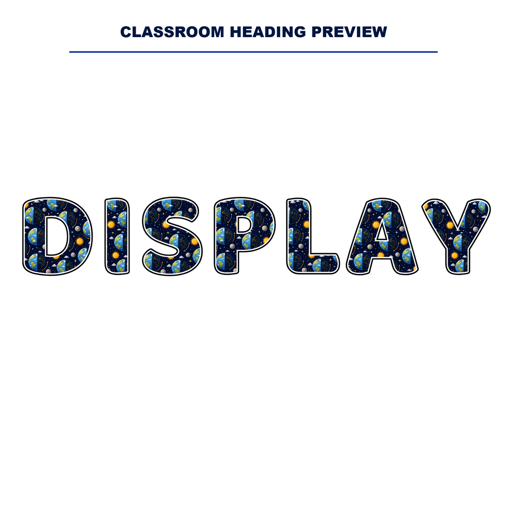Day and Night Display Lettering Pack – Set 01 – Uppercase A–Z