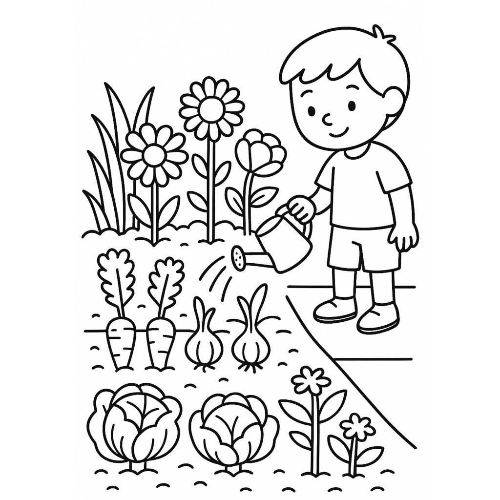 Year 1 Plants Science Colouring Book | Printable KS1 Classroom Activity | A4 PDF